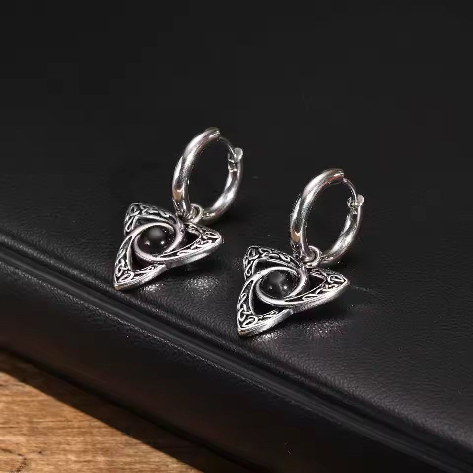 Jewelry Moonstone Hoop Earrings Size ONE SIZE - 9 Thumbnail