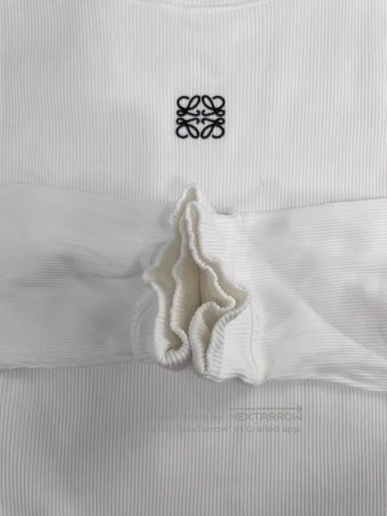 Loewe Loewe White Long Sleeve T-Shirt Size XS / US 0-2 / IT 36-38 - 5 Thumbnail