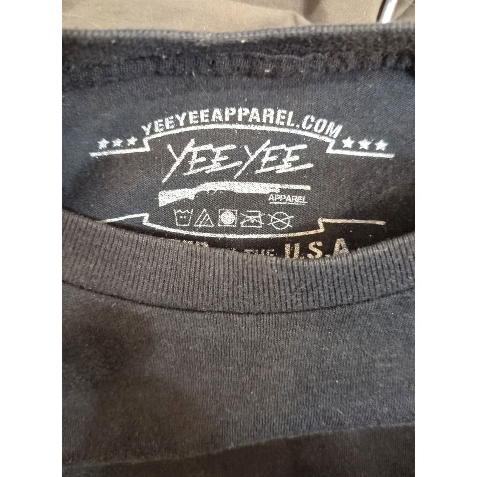 Vintage Yee Yee Apparel Shirt Men M Short Sleeve Camouflage Black Hunting Country Camo Size US M / EU 48-50 / 2 - 3 Thumbnail