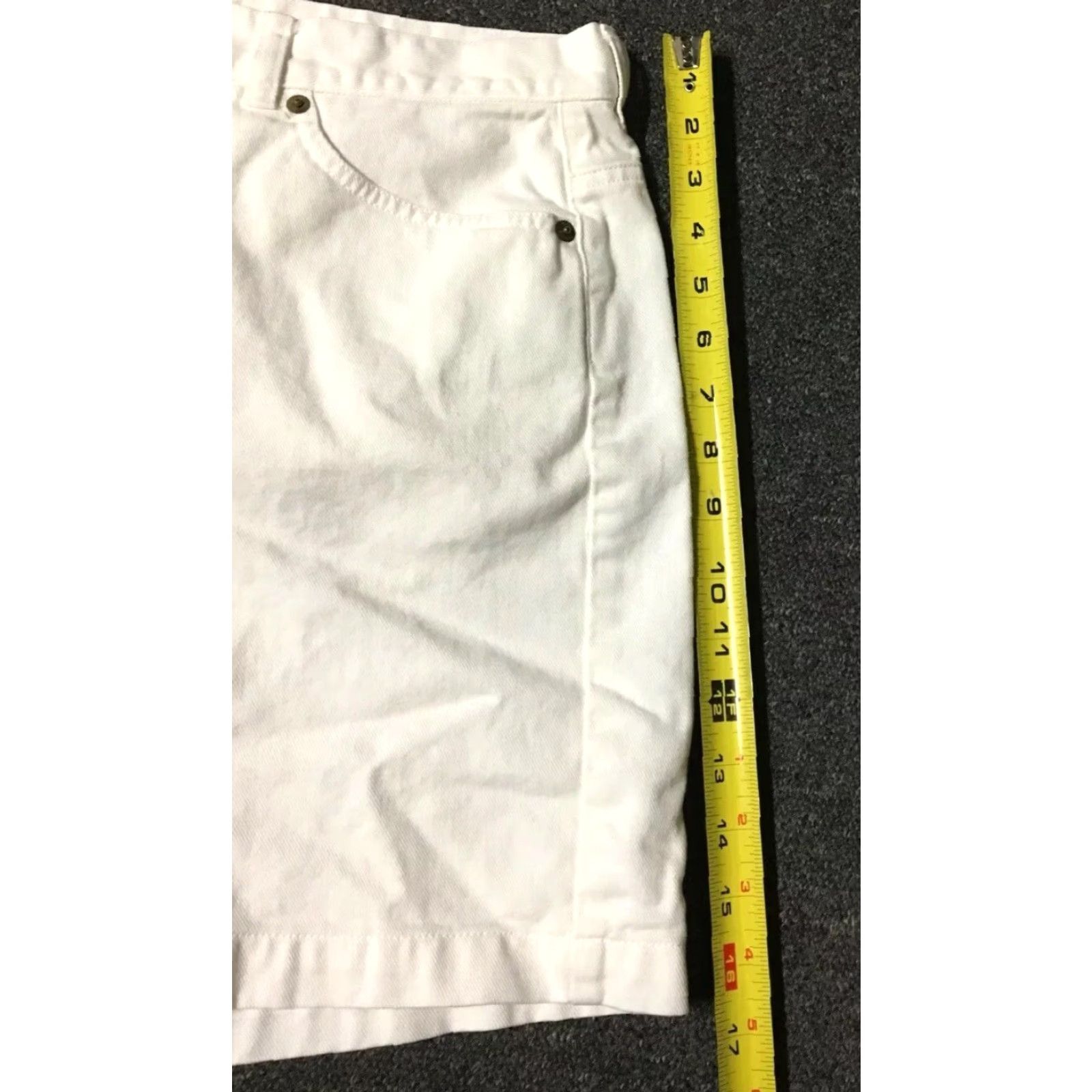 Polo Ralph Lauren VINTAGE Polo Ralph Lauren Shorts Women 12 White Sailing Nautical 90s Beach USA Size 34" / US 12 / IT 48 - 6 Thumbnail