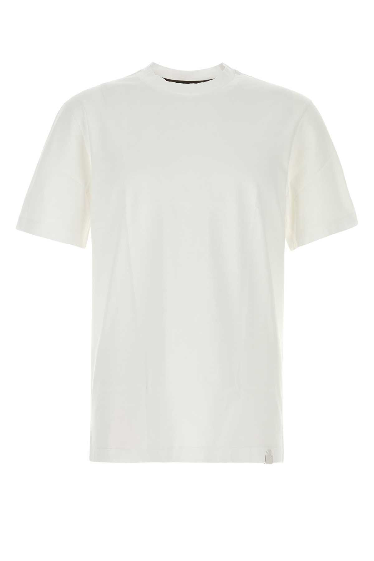 Brioni White Cotton T-Shirt Size US S / EU 44-46 / 1 - 1 Thumbnail