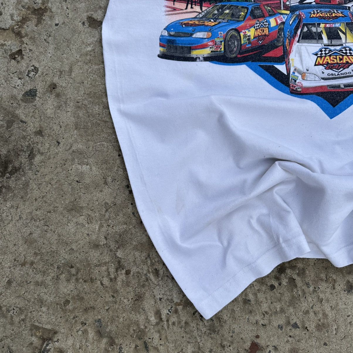 Japanese Brand × NASCAR Vintage Japanese Style NASCAR Cafe Orlando T-shirts Racing Size US L / EU 52-54 / 3 - 6 Thumbnail