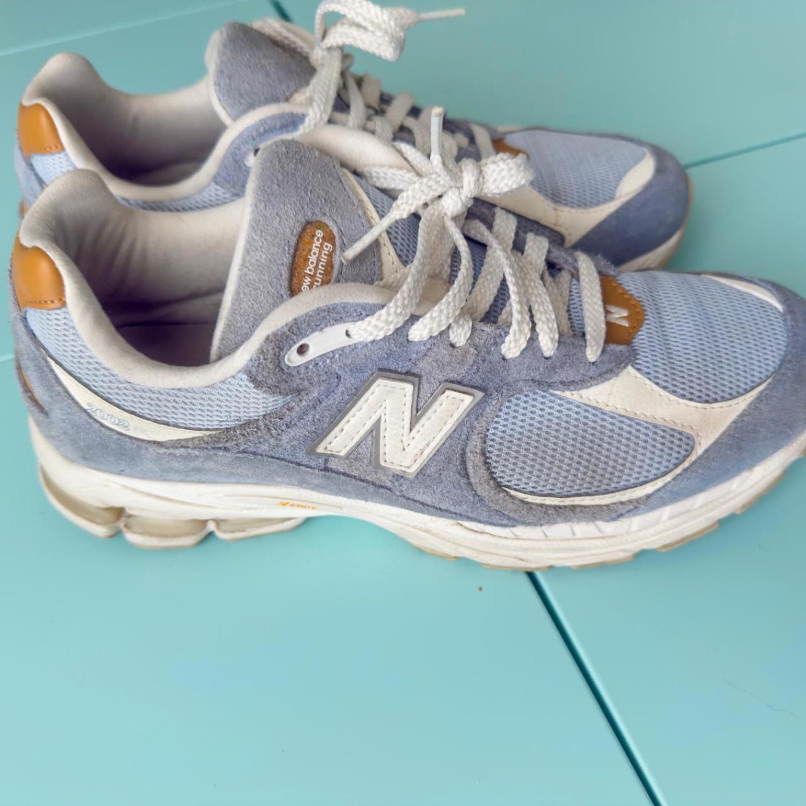 New Balance New Balance Men's Blue and Tan Trainer Size US 9.5 / EU 42-43 - 4 Thumbnail