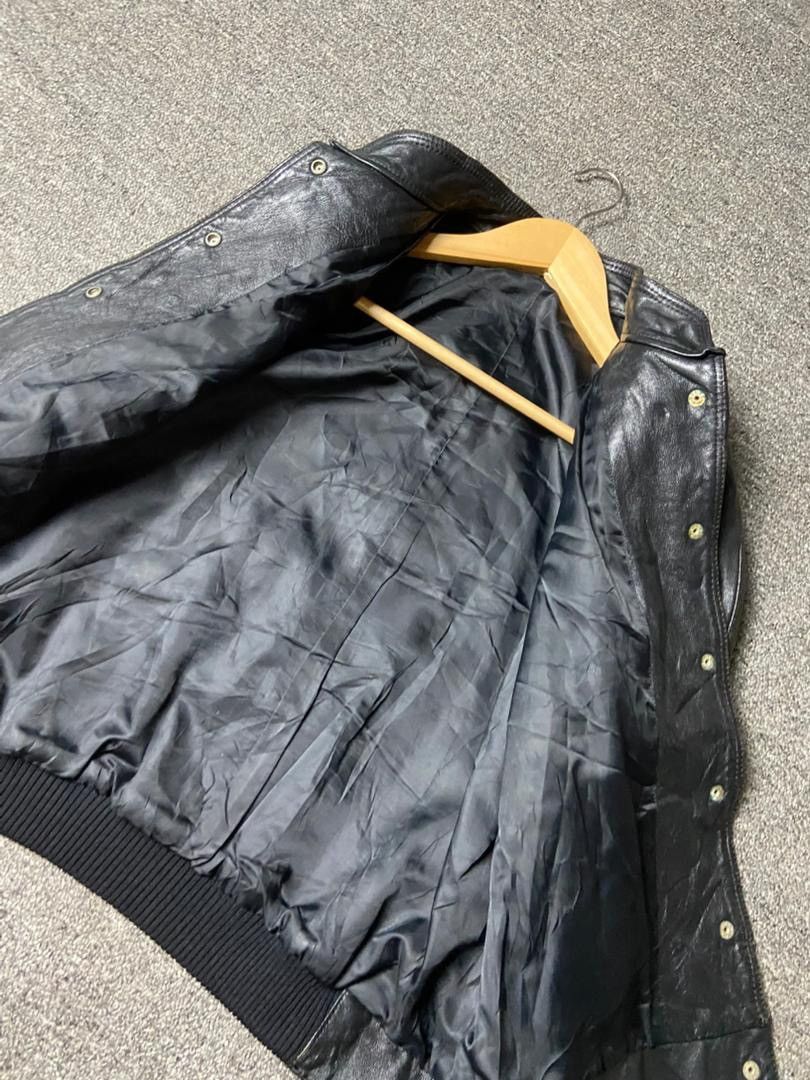 Japanese Brand Japanese Brand Button & Zip Leather Jacket (176) Size US XXS / EU 40 - 3 Thumbnail