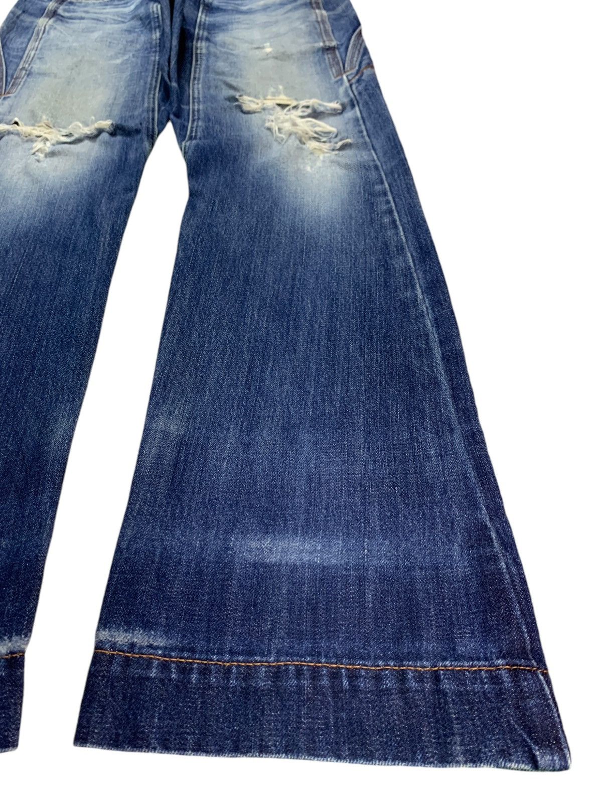 Marithe + Francois Girbaud Vintage Marithe Francois Girbaud Blue Wash Loose Fit Jeans Size US 33 - 10 Thumbnail