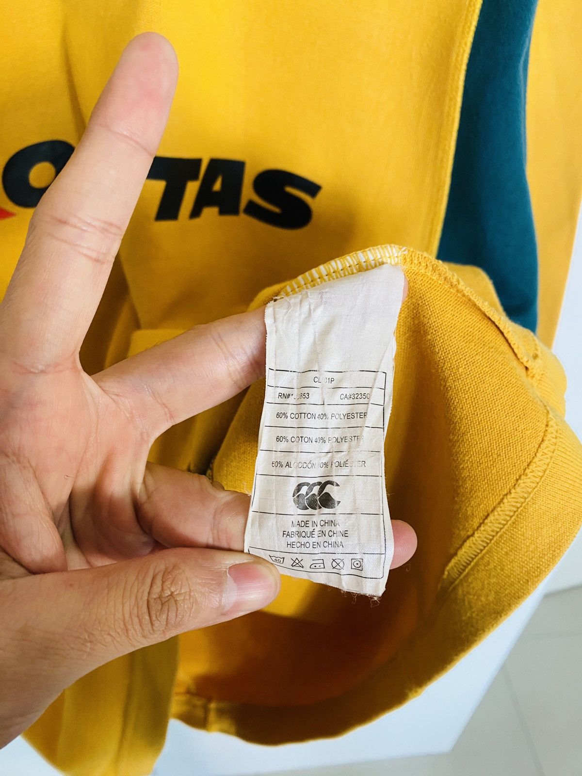 Canterbury of New Zealand × Vintage Vintage Canterbury Polo Rugby Australia Wallabies Size US L / EU 52-54 / 3 - 5 Thumbnail