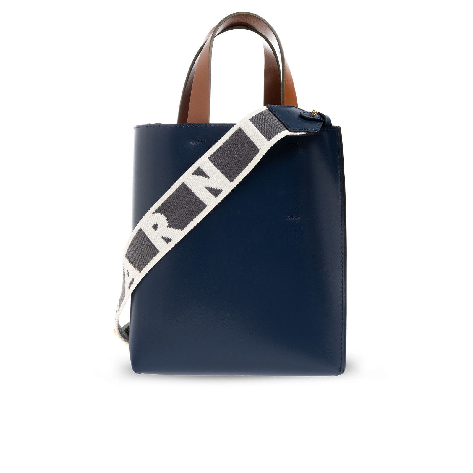 Marni MARNI Museo Mini Blue Top Handle Bag New & Authentic Size ONE SIZE - 1 Thumbnail