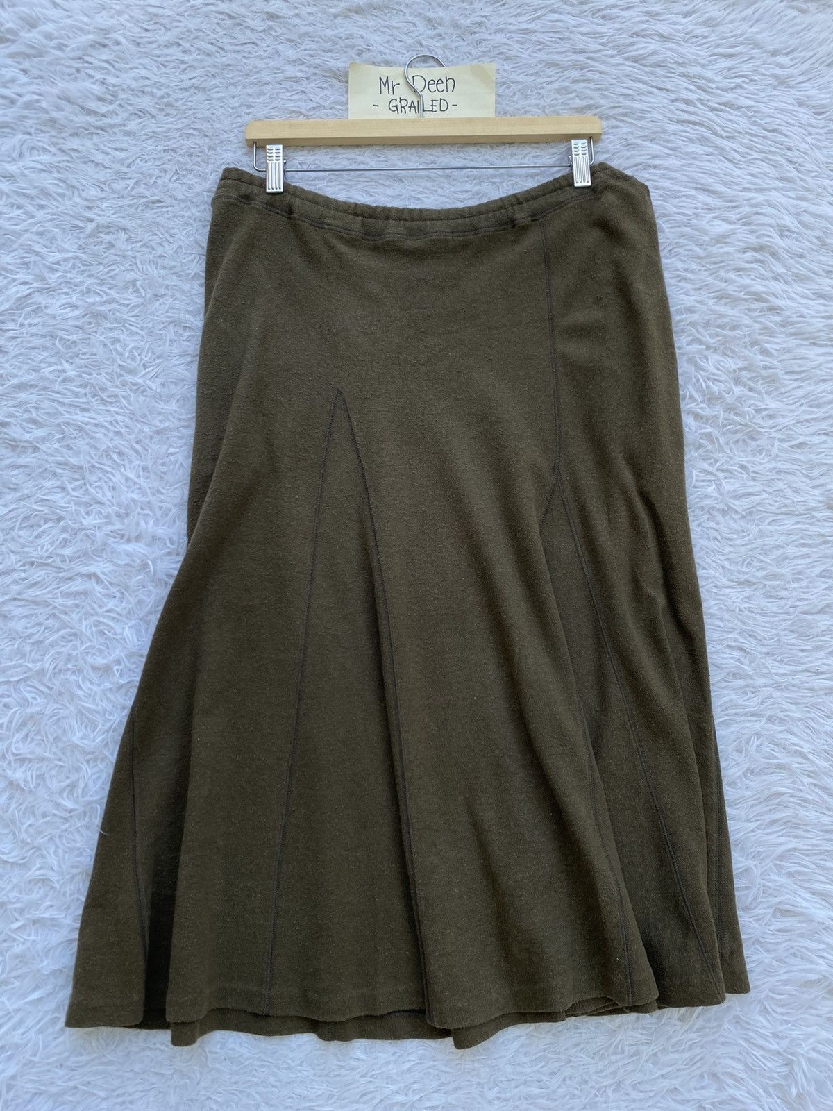 Issey Miyake Rare Vintage Issey Miyake Green Skirt Size 36" / US 14 / IT 50 - 12 Thumbnail