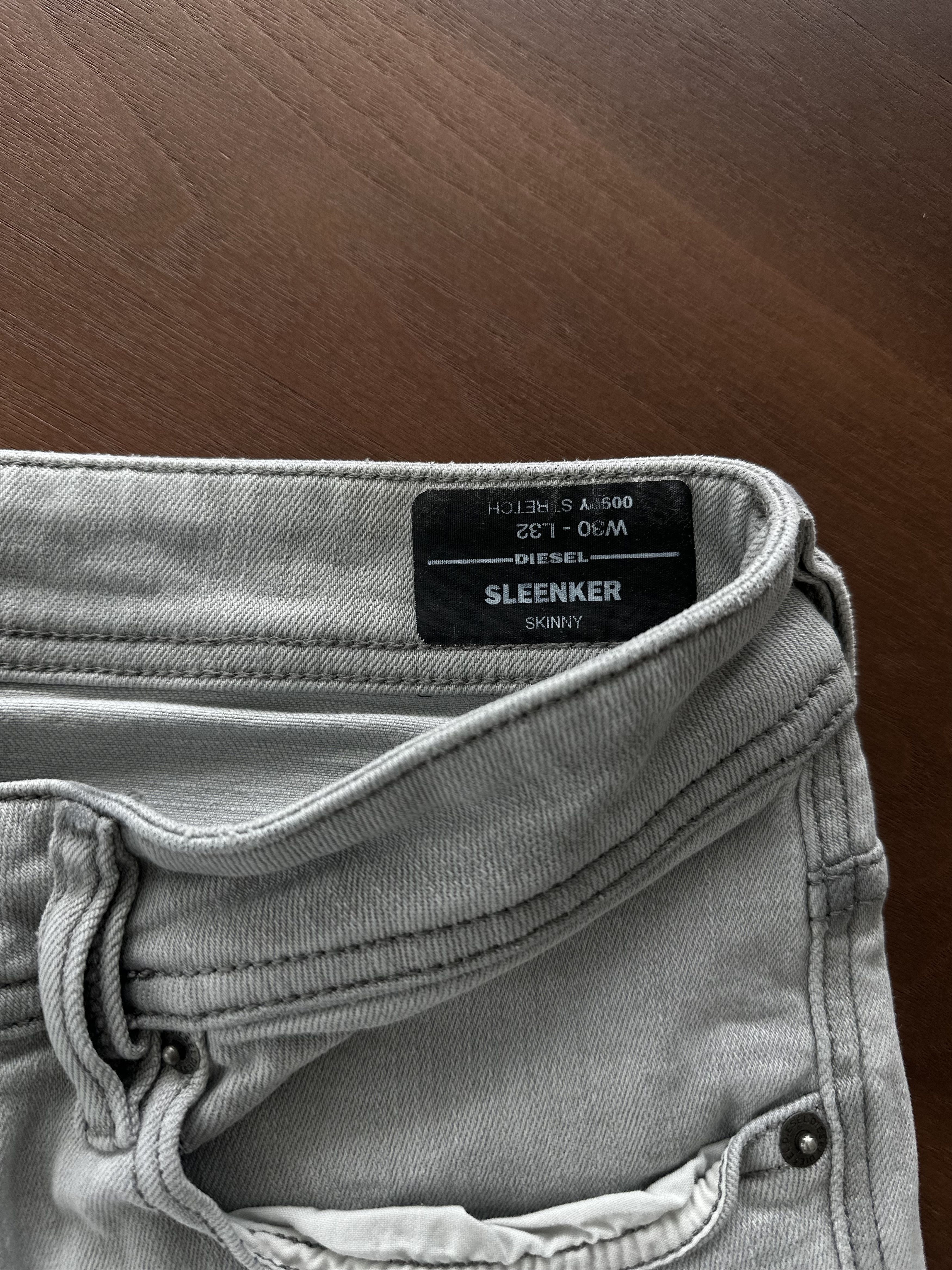 Diesel Diesel Light Gray Skinny Fit Jeans Size US 30 / EU 46 - 3 Thumbnail
