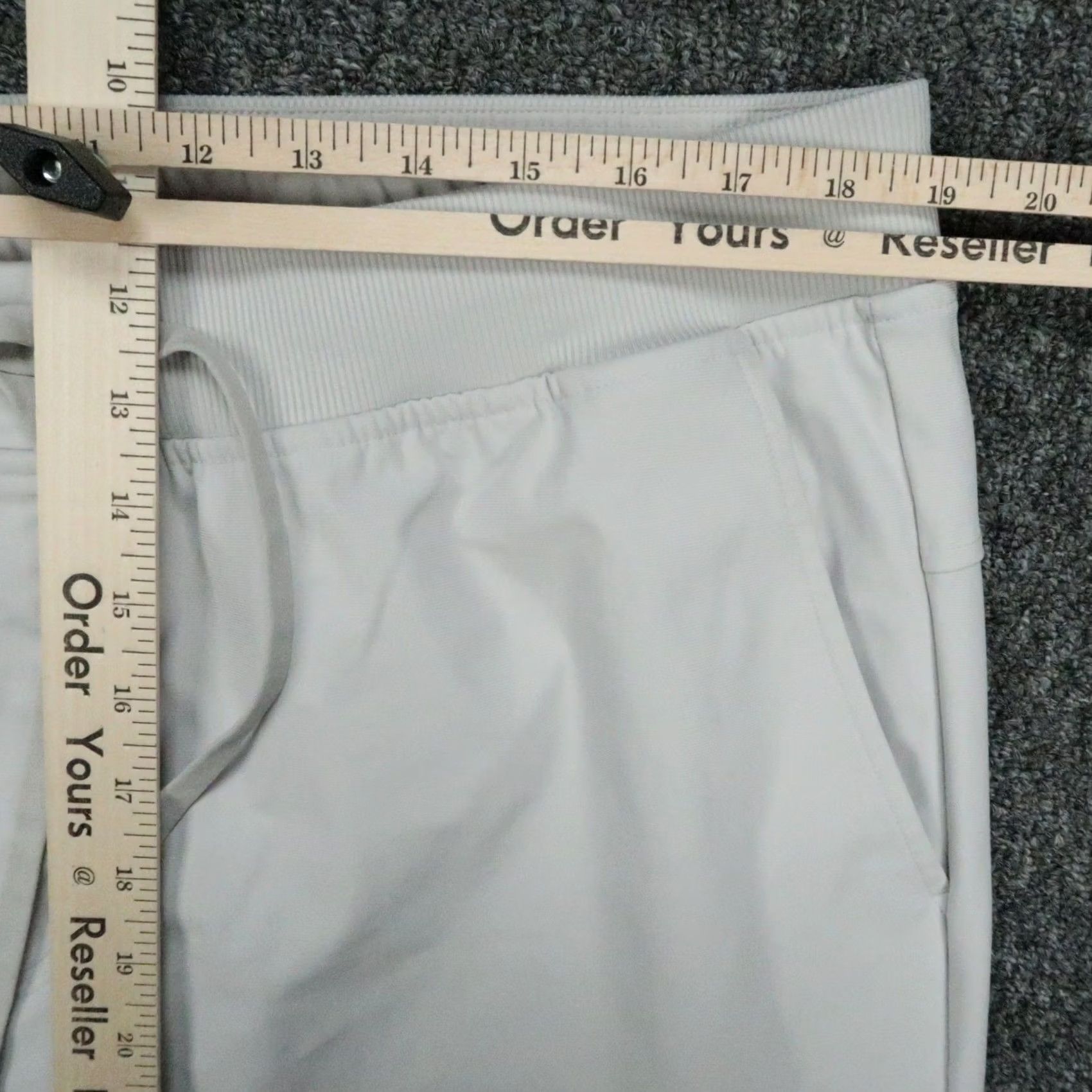 Delta Rhoback Pants Mens 2XL Gray Delta Performance Jogger Athletic Golf Stretch Tapered Inseam 31 in Size US 39 - 7 Thumbnail