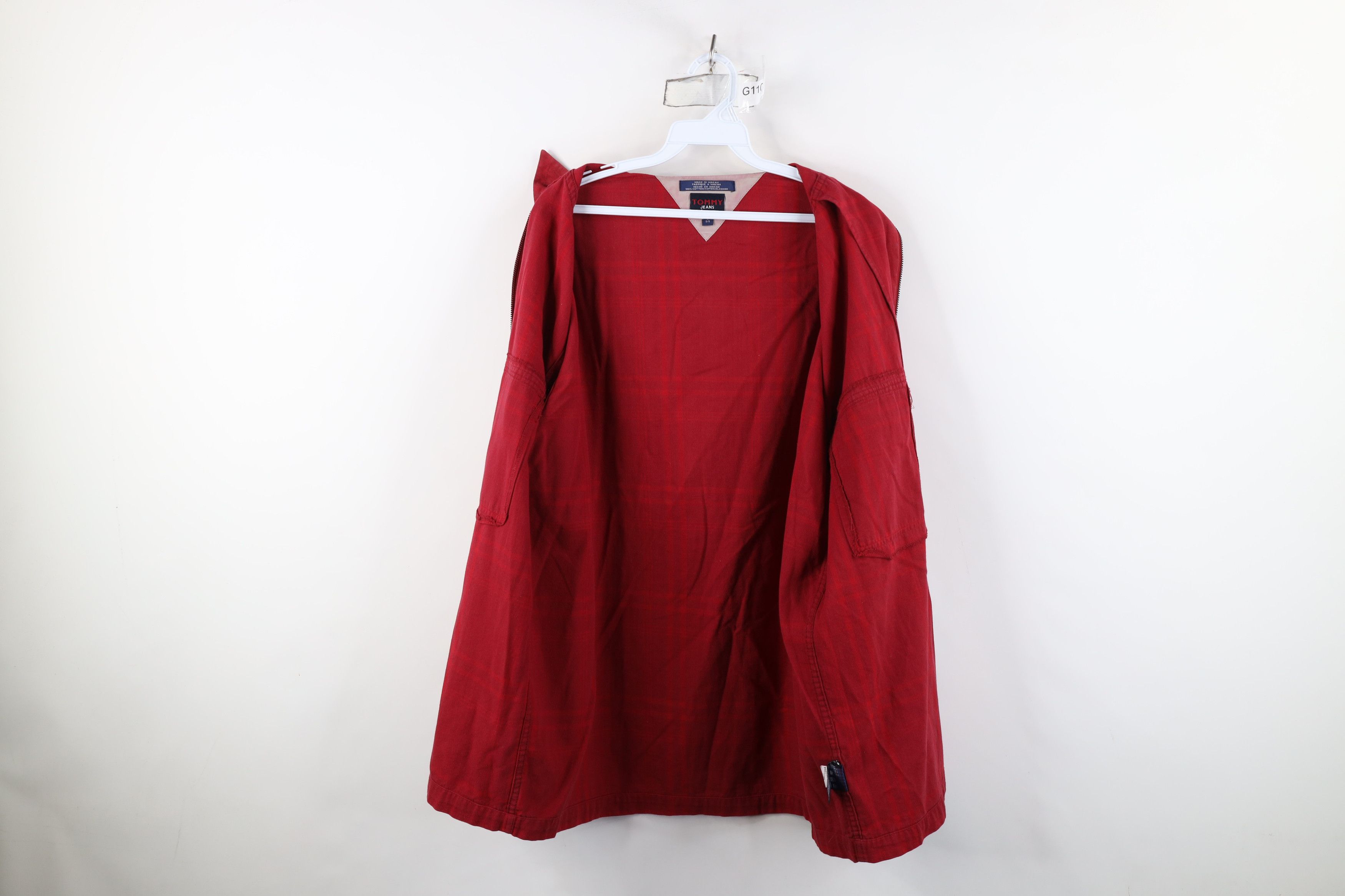 Tommy Hilfiger Vintage 90s Y2K Tommy Hilfiger Flannel Zip Shirt Jacket Size US L / EU 52-54 / 3 - 10 Thumbnail