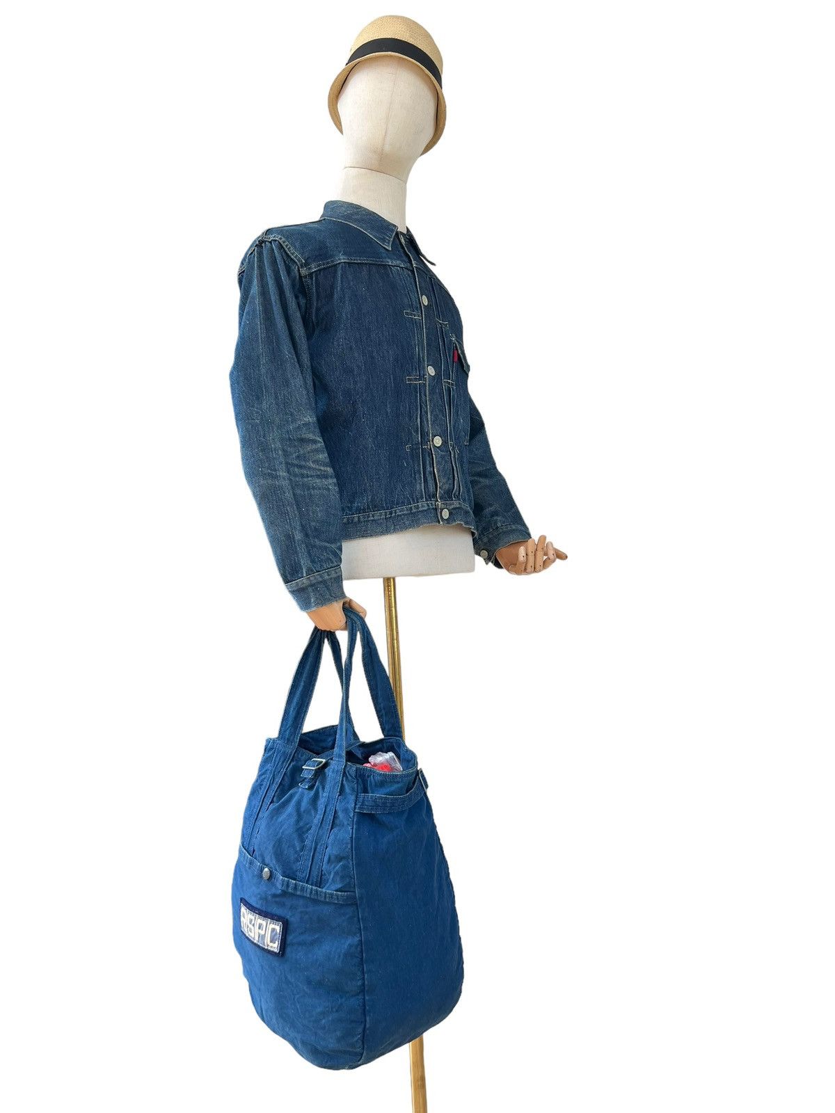 Porter Luggage Label RSPC Ripstop Indigo Combat Tropical Tote Bag Size ONE SIZE - 6 Thumbnail