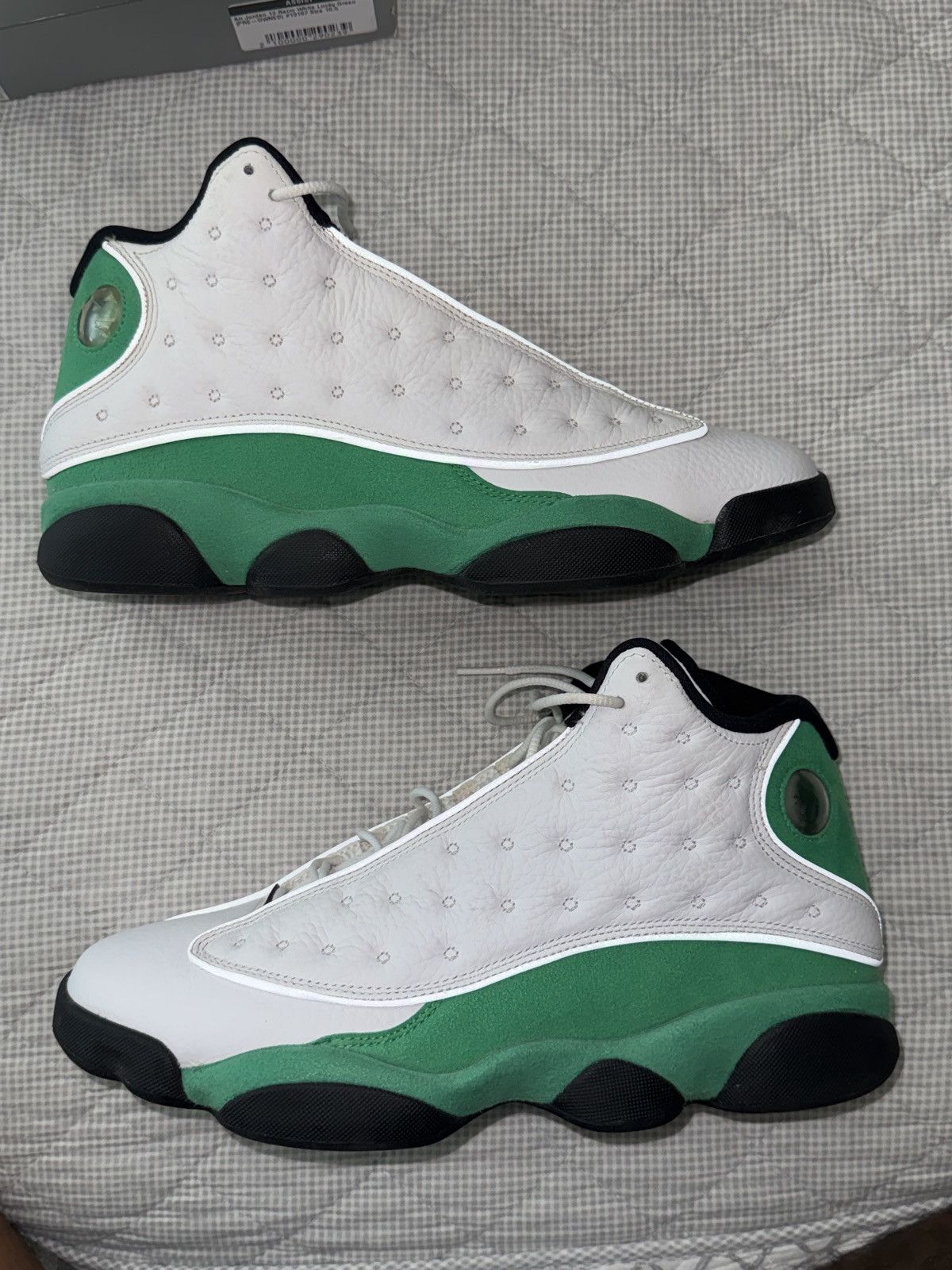 Jordan Brand Air Jordan 13 Retro ‘ White Lucky Green ‘ Size US 10.5 / EU 43-44 - 2 Thumbnail