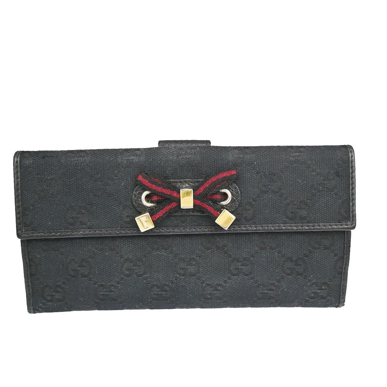 Gucci Princy Black Leather Wallet (Pre-Owned) Size ONE SIZE - 1 Thumbnail