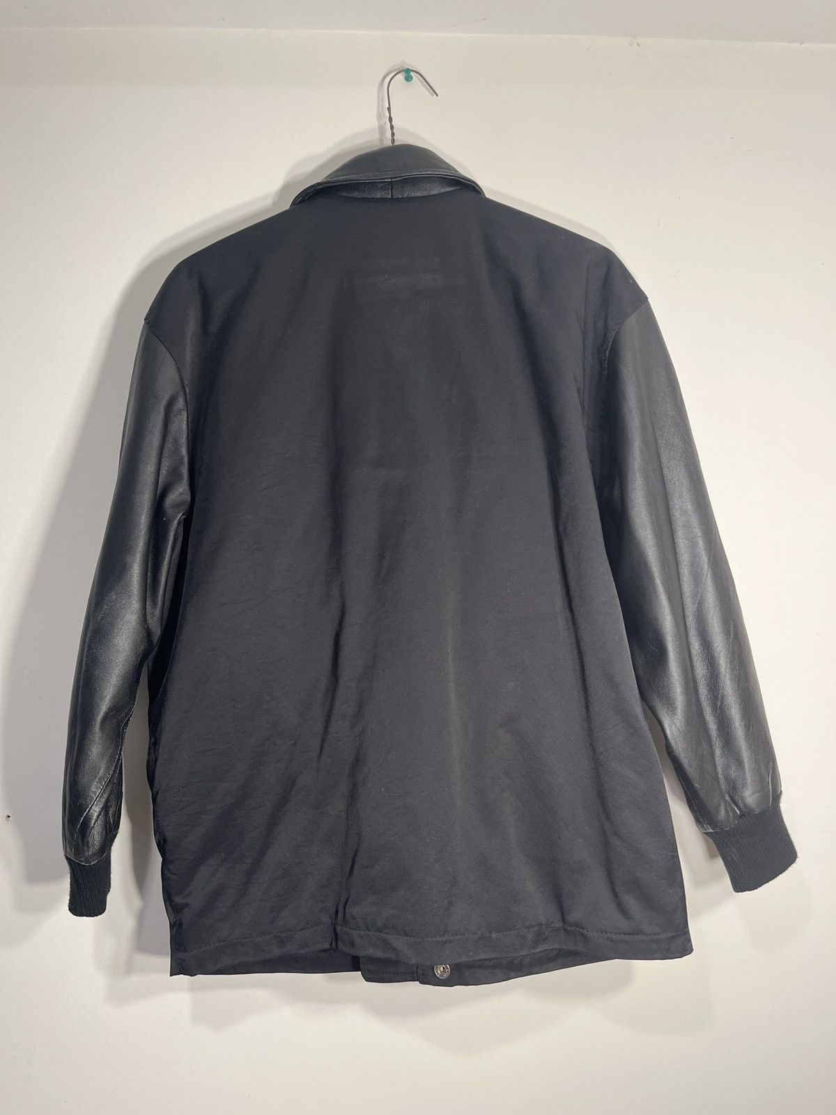 Vintage × Yves Saint Laurent Vintage YvesSaintLaurent Black leather zip up Size US M / EU 48-50 / 2 - 2 Thumbnail
