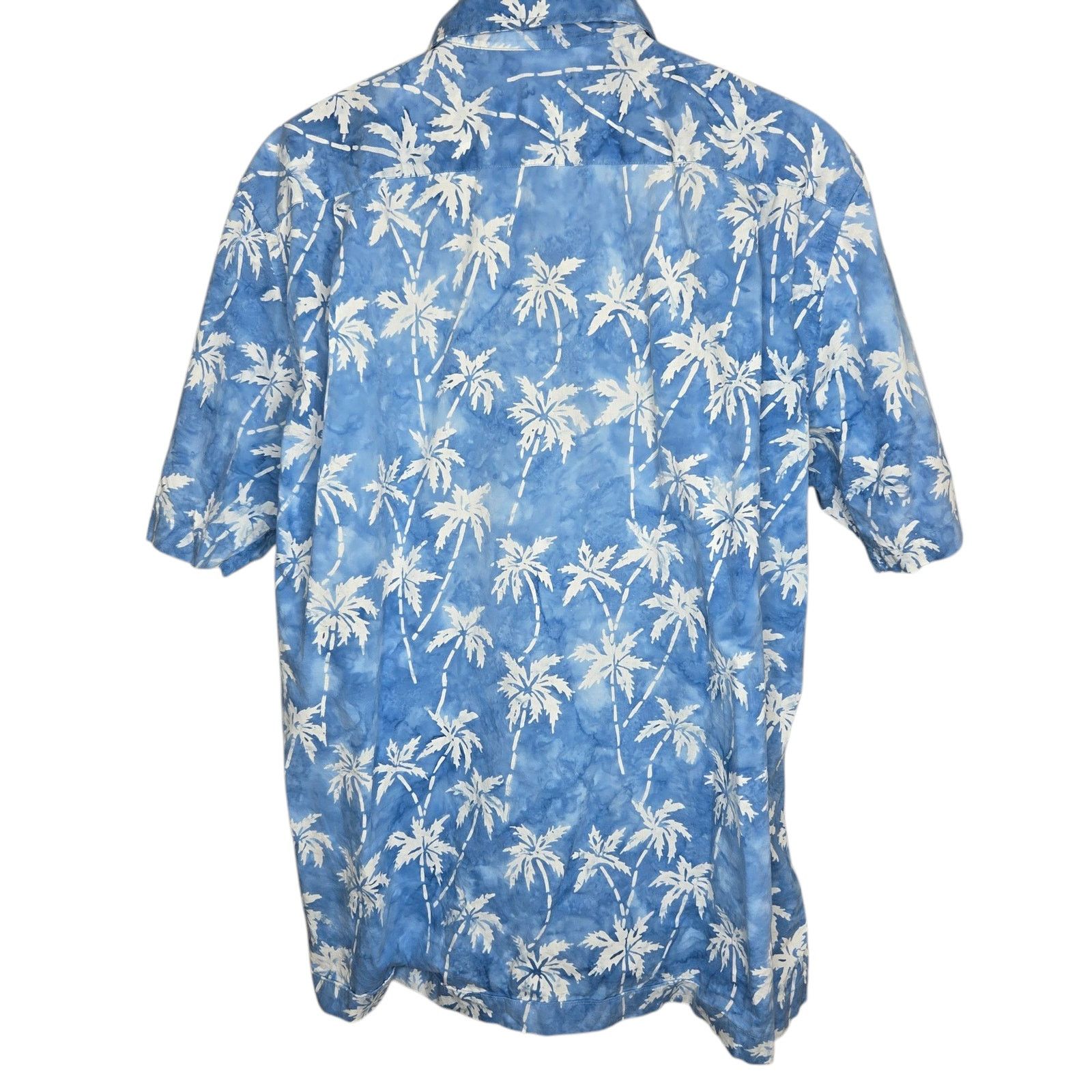Lands' End Lands End Mens Tropical Print Shirt Large 16/16.5 Palms Size US L / EU 52-54 / 3 - 6 Thumbnail