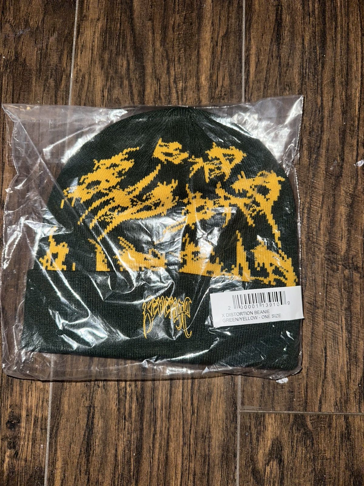 Revenge X Distortion Beanie Green/Yellow Size ONE SIZE - 1 Preview