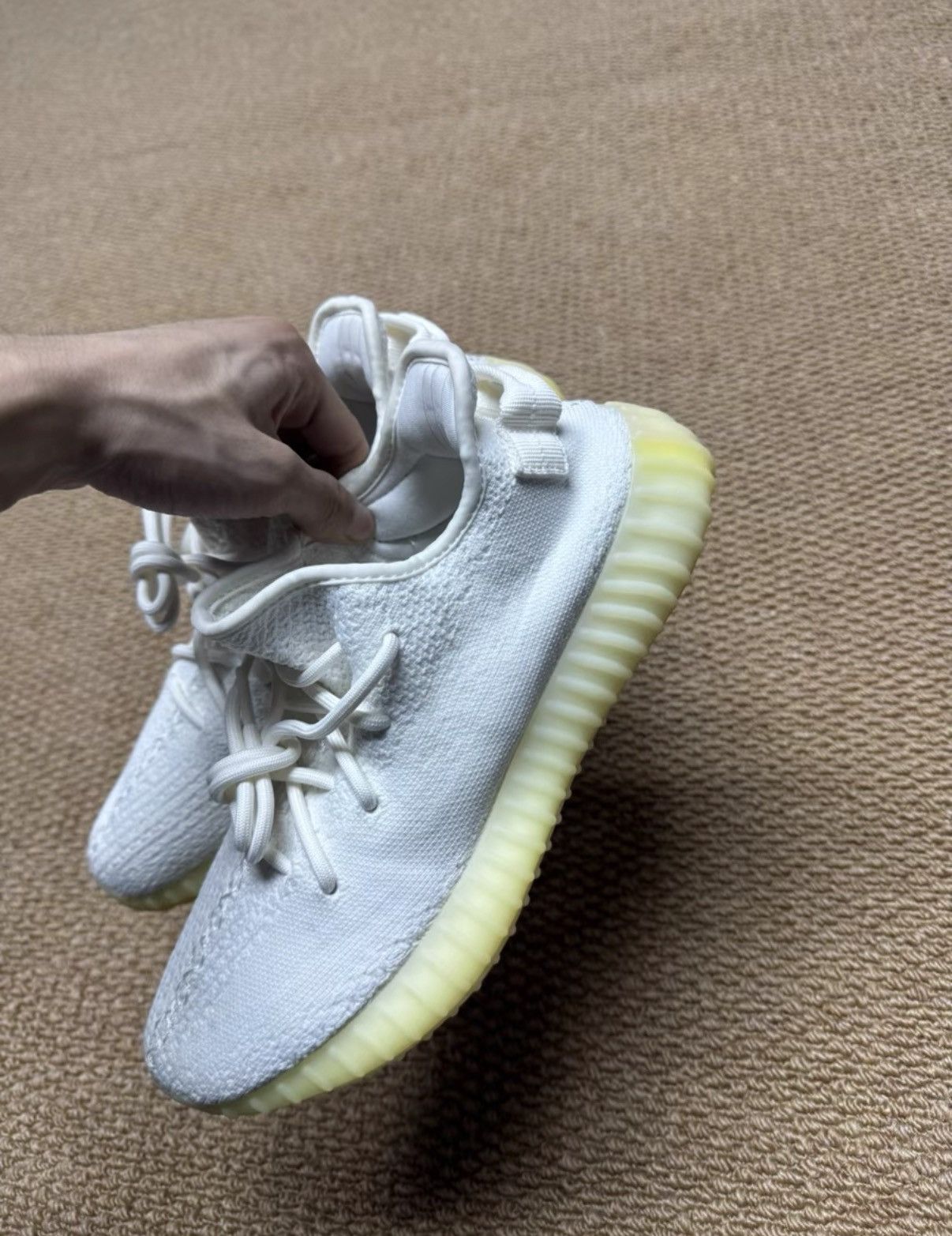 Adidas Adidas Yeezy 350 Cream White K37 Size US 8 / EU 41 - 2 Thumbnail