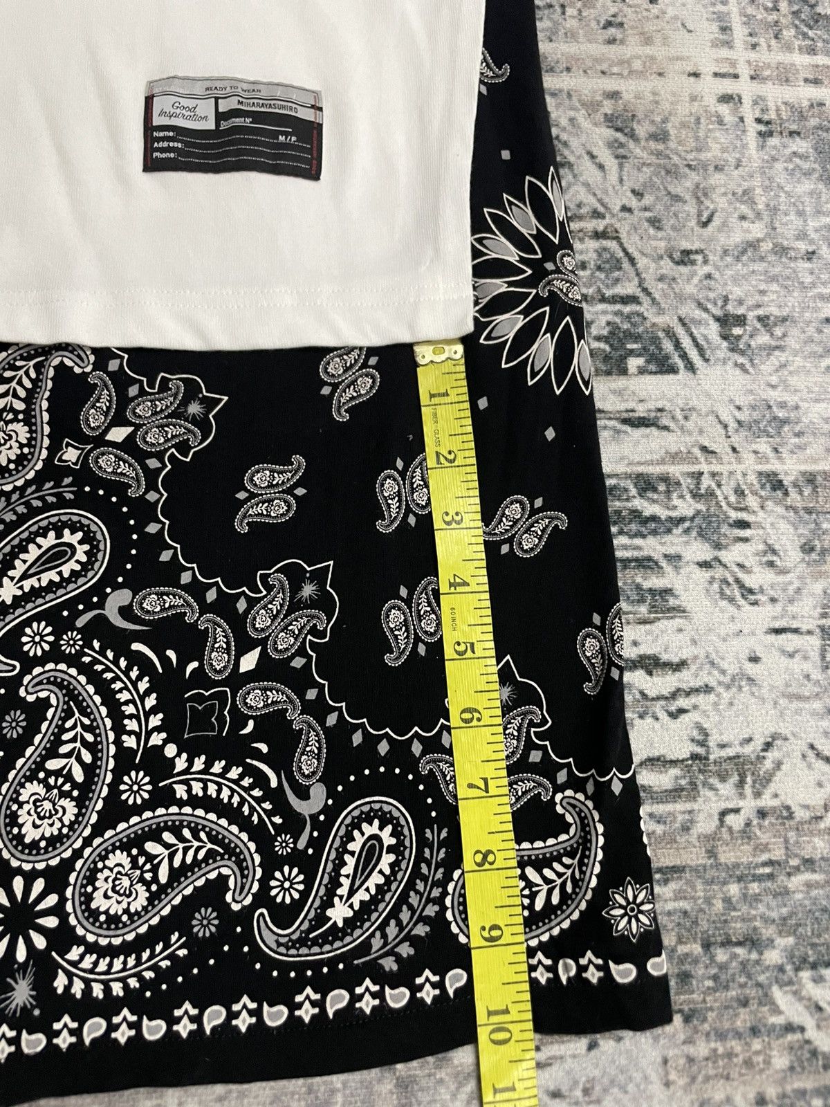 GU × Maison MIHARA YASUHIRO Miharayasuhiro x Gu Good inspiration Paisley Tshirt Size US M / EU 48-50 / 2 - 18 Thumbnail