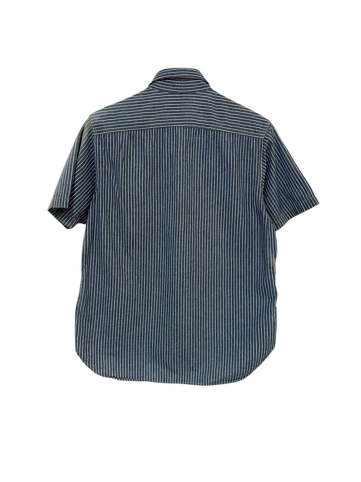 Oshkosh × Vintage oshkosh hickory stripes selvedge shirts Size US L / EU 52-54 / 3 - 4 Thumbnail