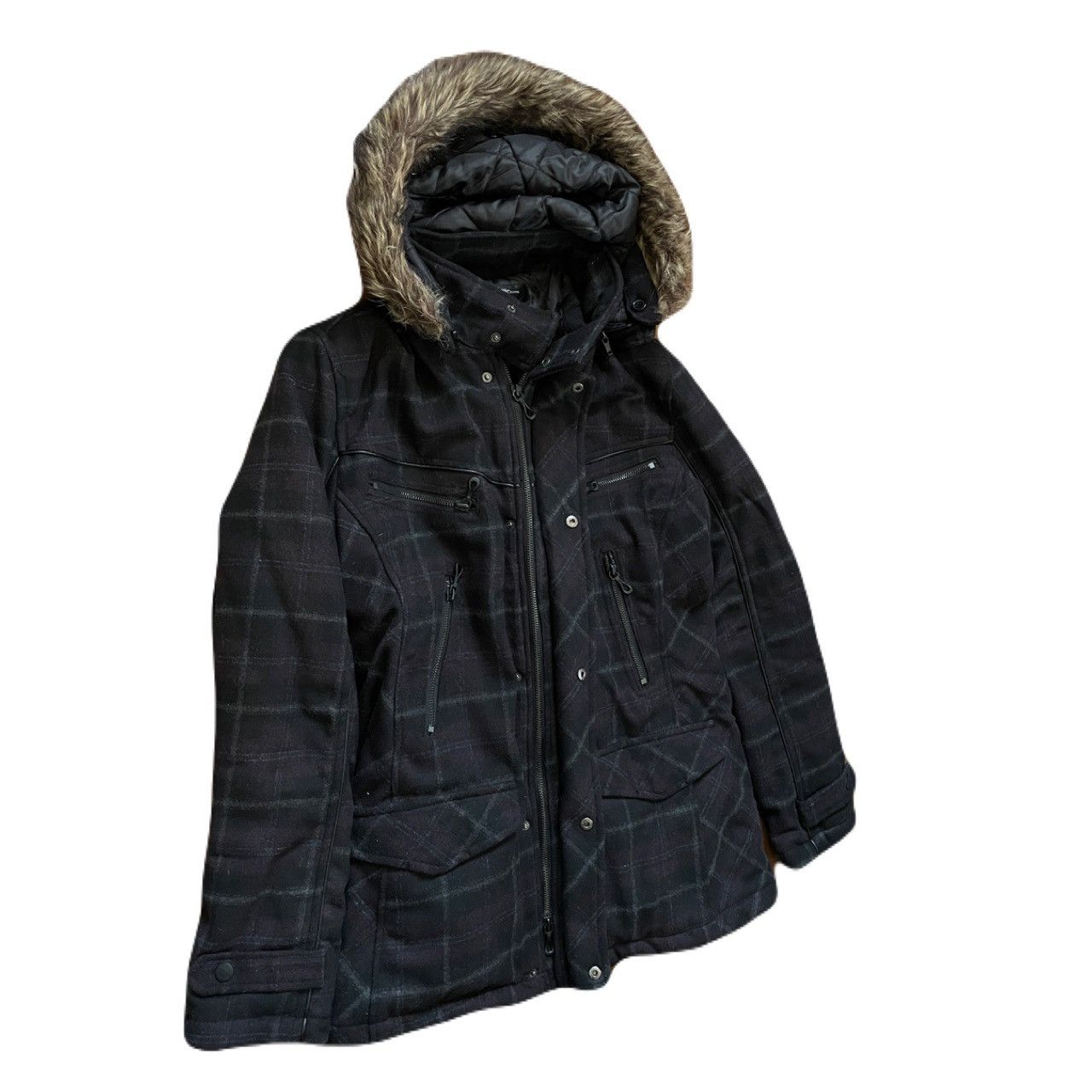 If Six Was Nine 2000s Japanese archive fur multi zip gimmic jacket Y2K Vkei Size US M / EU 48-50 / 2 - 3 Thumbnail