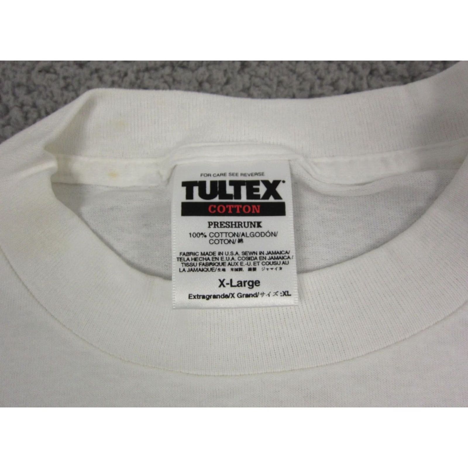 Tultex VINTAGE USPS Shirt Mens XL White Christmas Santa Claus Stamp 1996 90 Tultex T-Shirt Mens XL White Christmas Santa USPS Stamp 1996 Size US XL / EU 56 / 4 - 7 Thumbnail