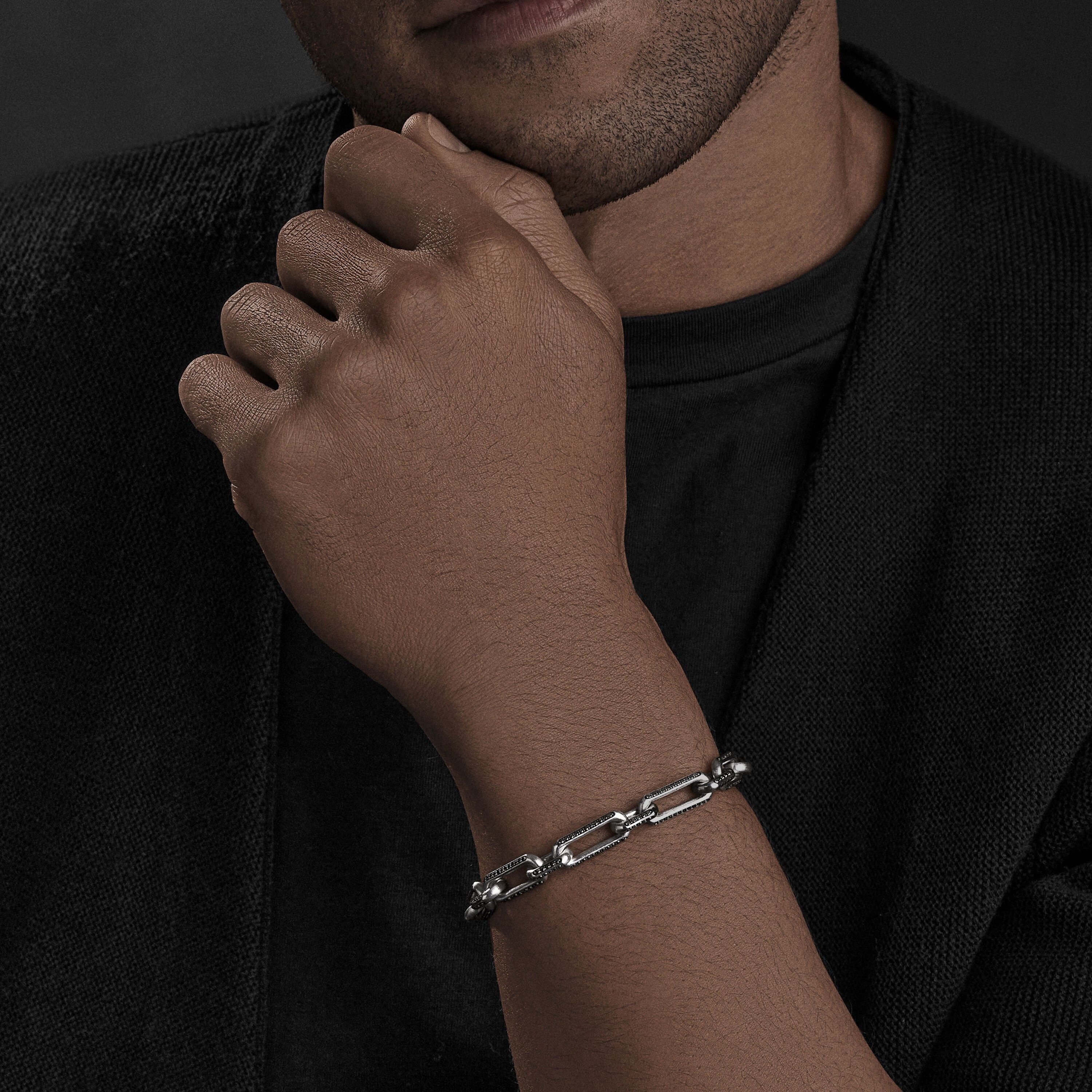 David Yurman o1w1db10526 BC0471M /Size: M/Chain Bracelet in Silver Size ONE SIZE - 4 Thumbnail