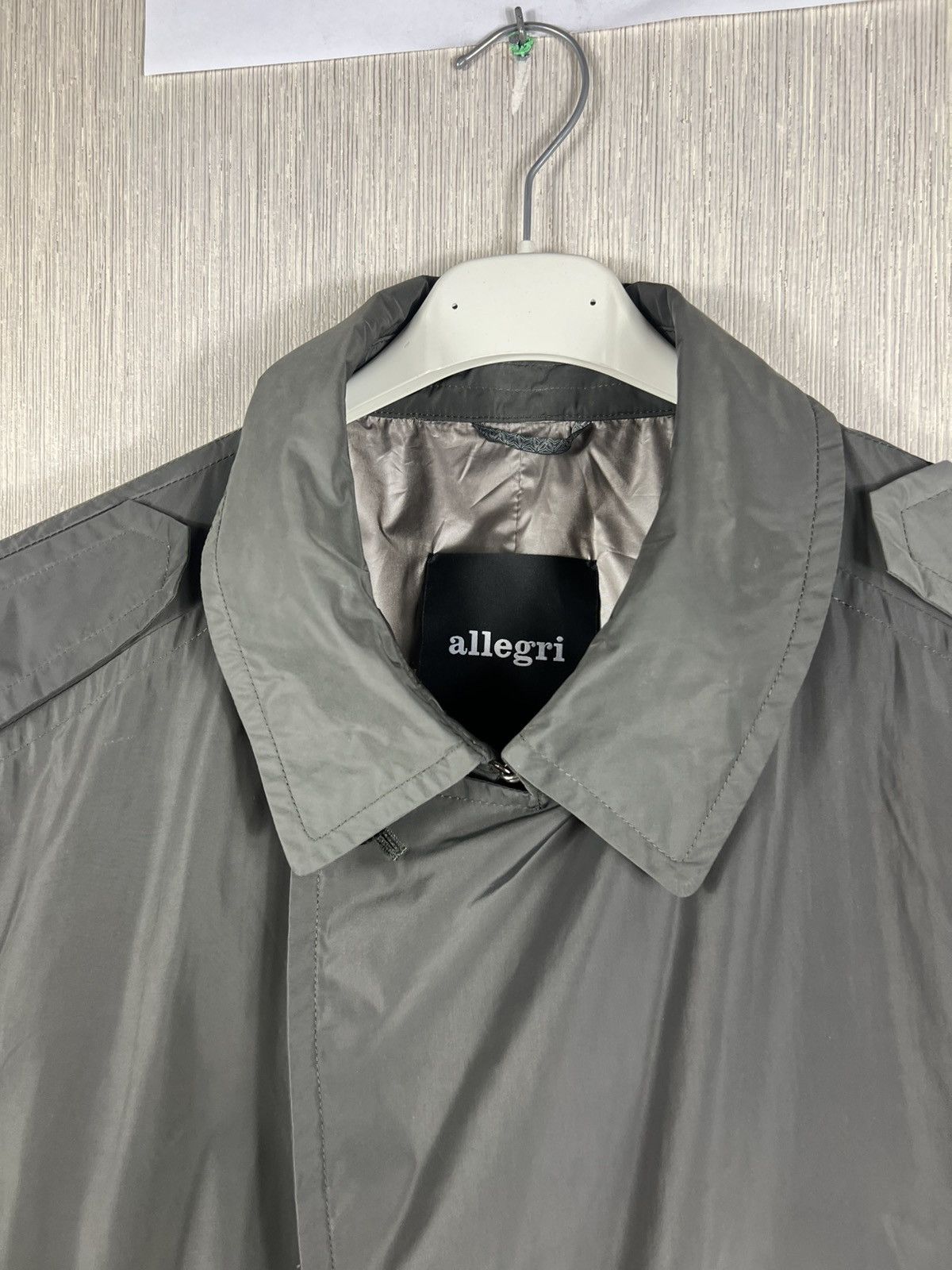 Allegri Allegri nylon long raincoat parka asymmetrical jacket Size US L / EU 52-54 / 3 - 8 Thumbnail
