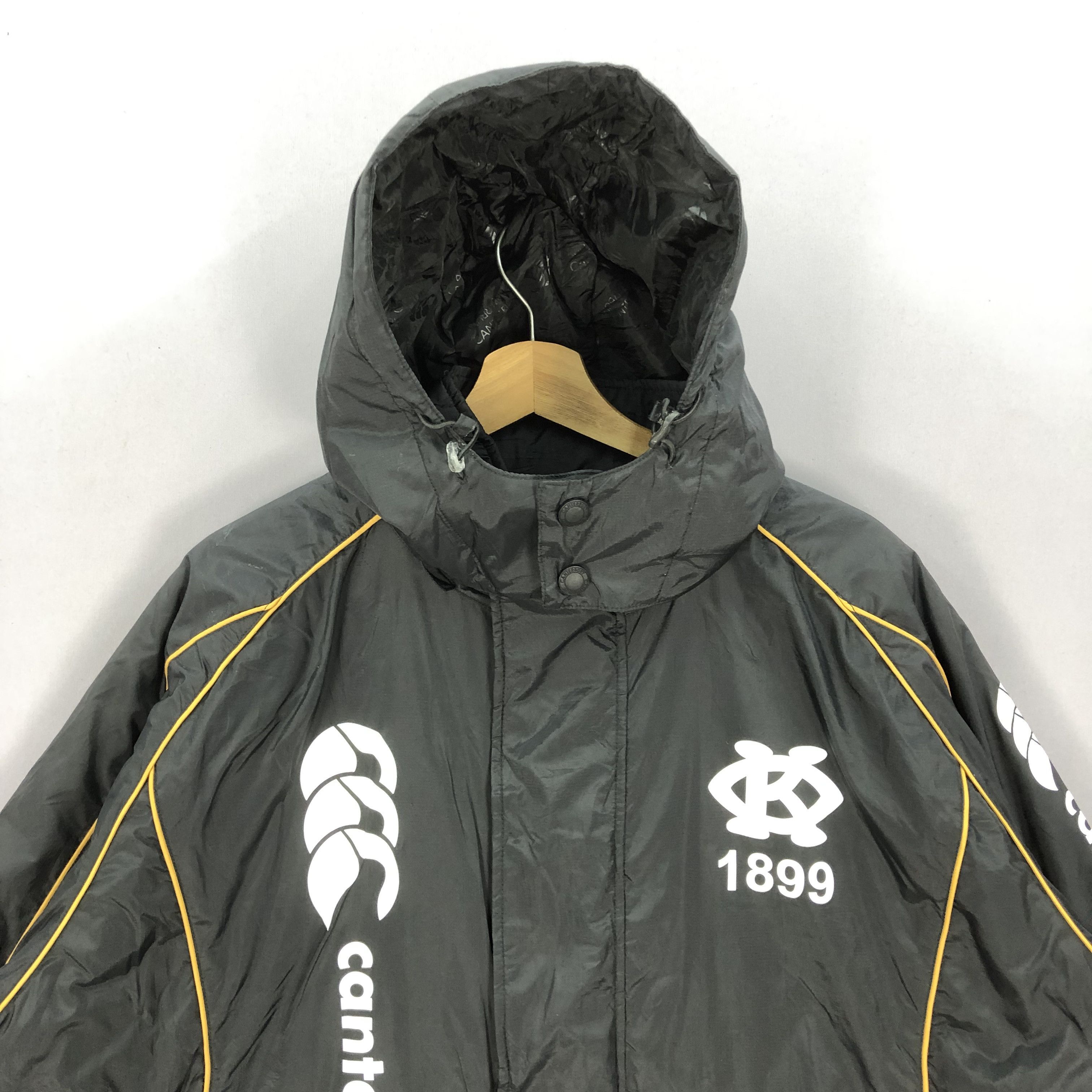 Canterbury of New Zealand × Vintage Vintage Canterbury All Black Long Coach Windbreaker Jacket Size US XL / EU 56 / 4 - 7 Thumbnail