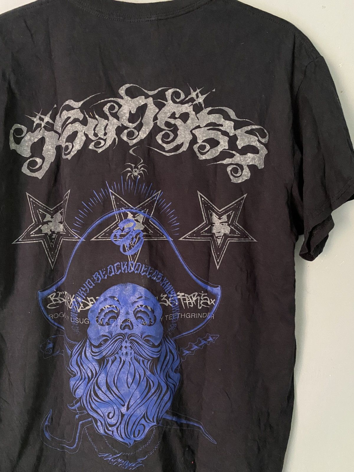Japanese Brand 2000s black dallas streetwear goth style tee Size US L / EU 52-54 / 3 - 4 Thumbnail