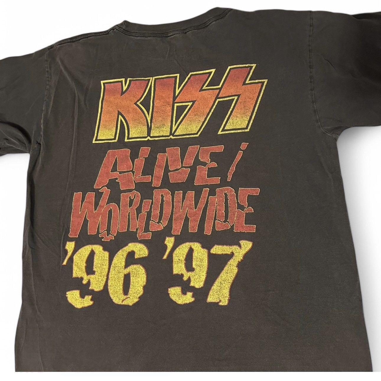 KISS × Vintage Vintage Kiss Alive/Worldwide shirt Size US L / EU 52-54 / 3 - 2 Thumbnail