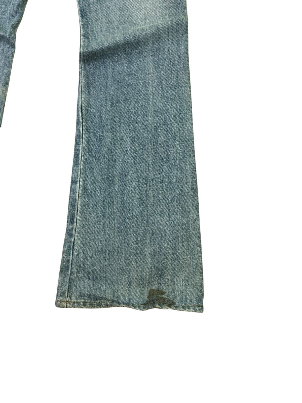 Japanese Brand Flare Vintage Daily Topics Studded Bell Bottom Denim Size US 28 / EU 44 - 14 Thumbnail