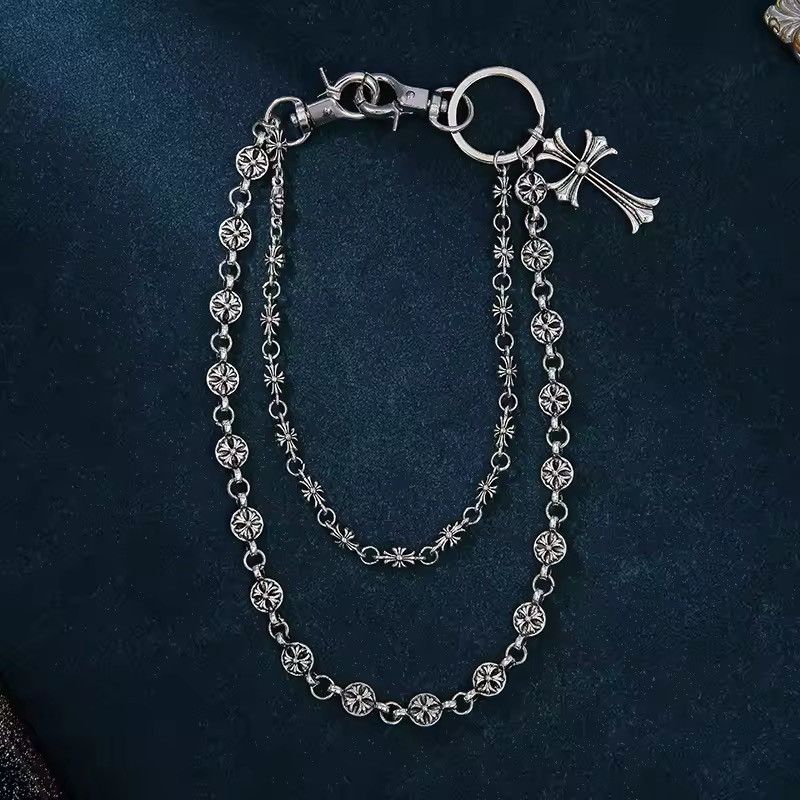 Jewelry Punk Rock Metal Pants Waist Chain Size ONE SIZE - 2 Thumbnail
