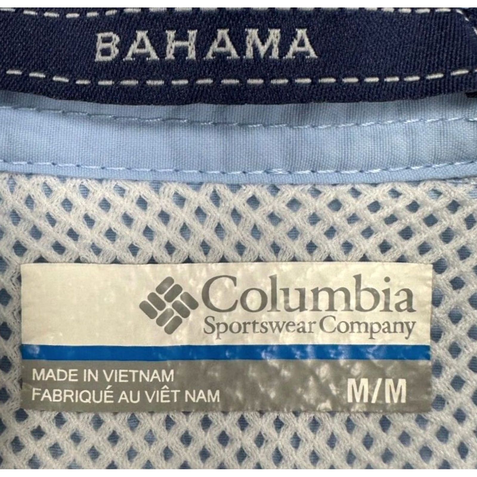 Vintage Columbia Shirt Mens Medium Bahama Blue PFG Button Down Short Sleeve Flap Pockets Mens Regular Size M Blue 48 Chest Casual Shirt Size US M / EU 48-50 / 2 - 5 Thumbnail
