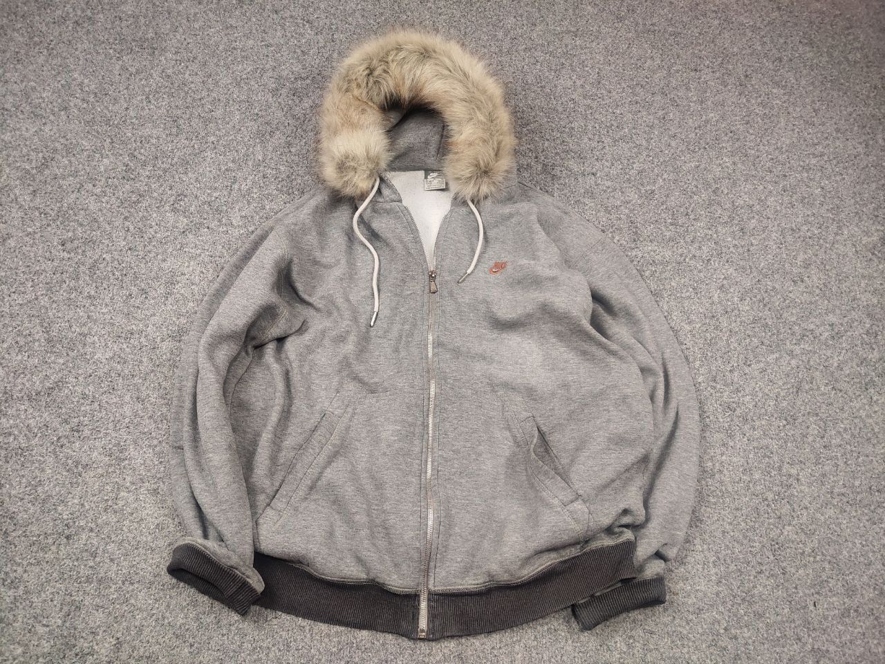 Nike Vintage Nike Oversized Fur Zip Hoodie if six was nine LGB Size US XL / EU 56 / 4 - 2 Thumbnail