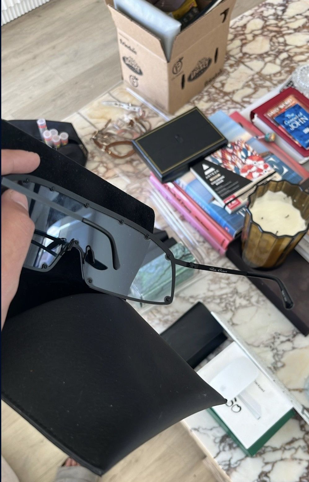 Rick Owens Rick Owens Shield Glasses Size ONE SIZE - 3 Thumbnail