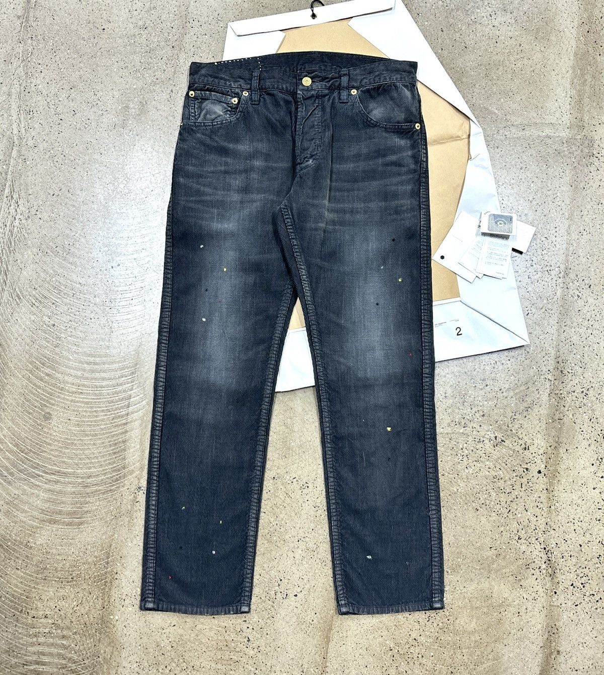 Visvim Visvim 16aw fluxus 10 slub（indigo dmgd） Size US 32 / EU 48 - 2 Thumbnail