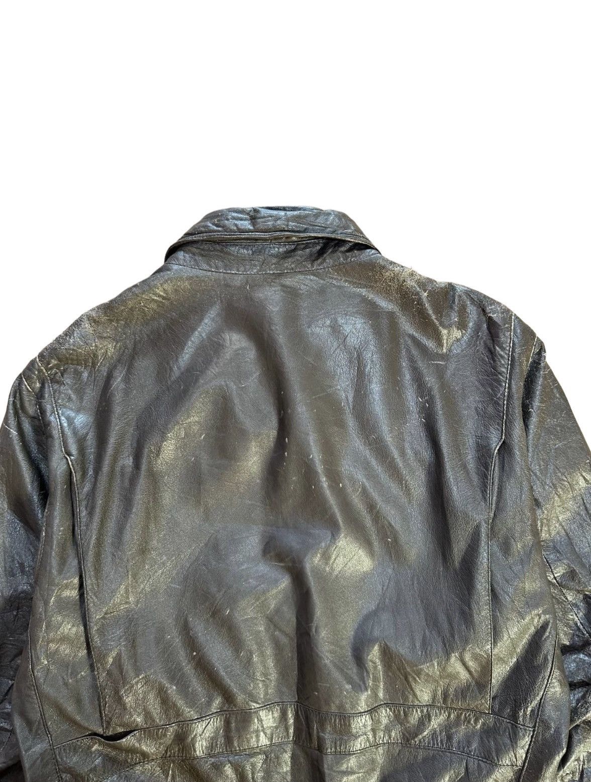 Aquascutum Aquascutum Tartan Lined Leather Jacket Size US M / EU 48-50 / 2 - 11 Thumbnail
