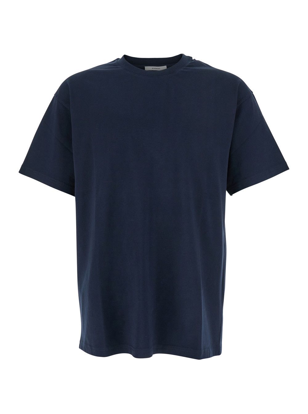 Givenchy Blue T-Shirt with Logo on the Front in Cotton Man Size US L / EU 52-54 / 3 - 1 Thumbnail