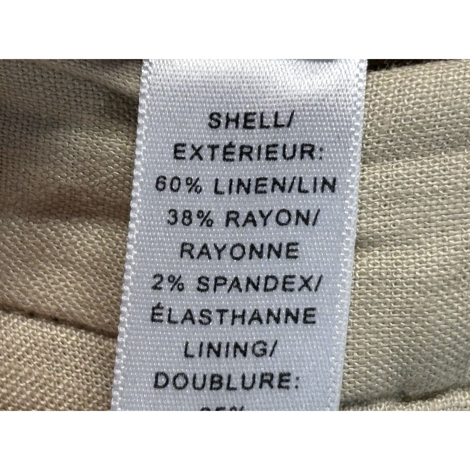 Banana Republic Banana Republic Martin Pants Sz 10 Tall Women’s Tan Lined Linen Blend Dress Pants Pants Style Martin Banana Republic Women’s Tall 10 Tan Lined Pocket? Size 32" / US 10 / IT 46 - 6 Thumbnail
