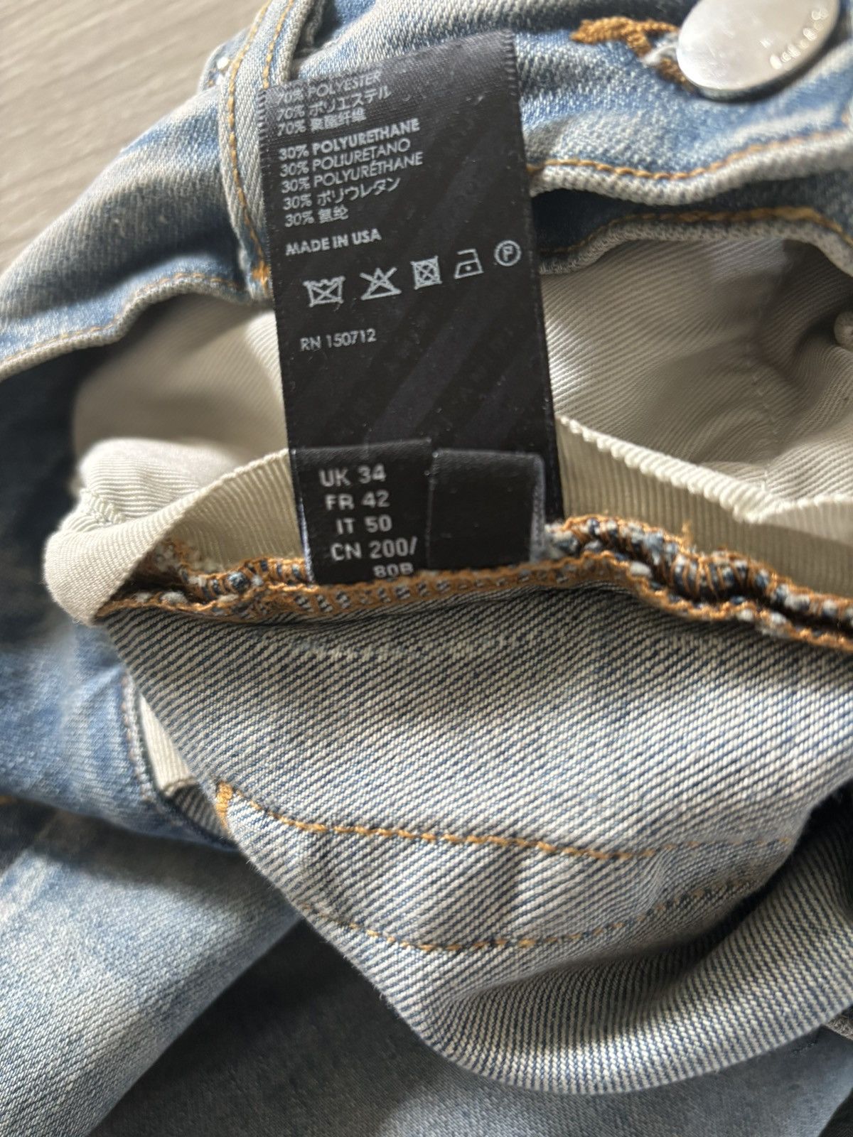 Amiri Amiri jeans. Size US 34 / EU 50 - 6 Thumbnail