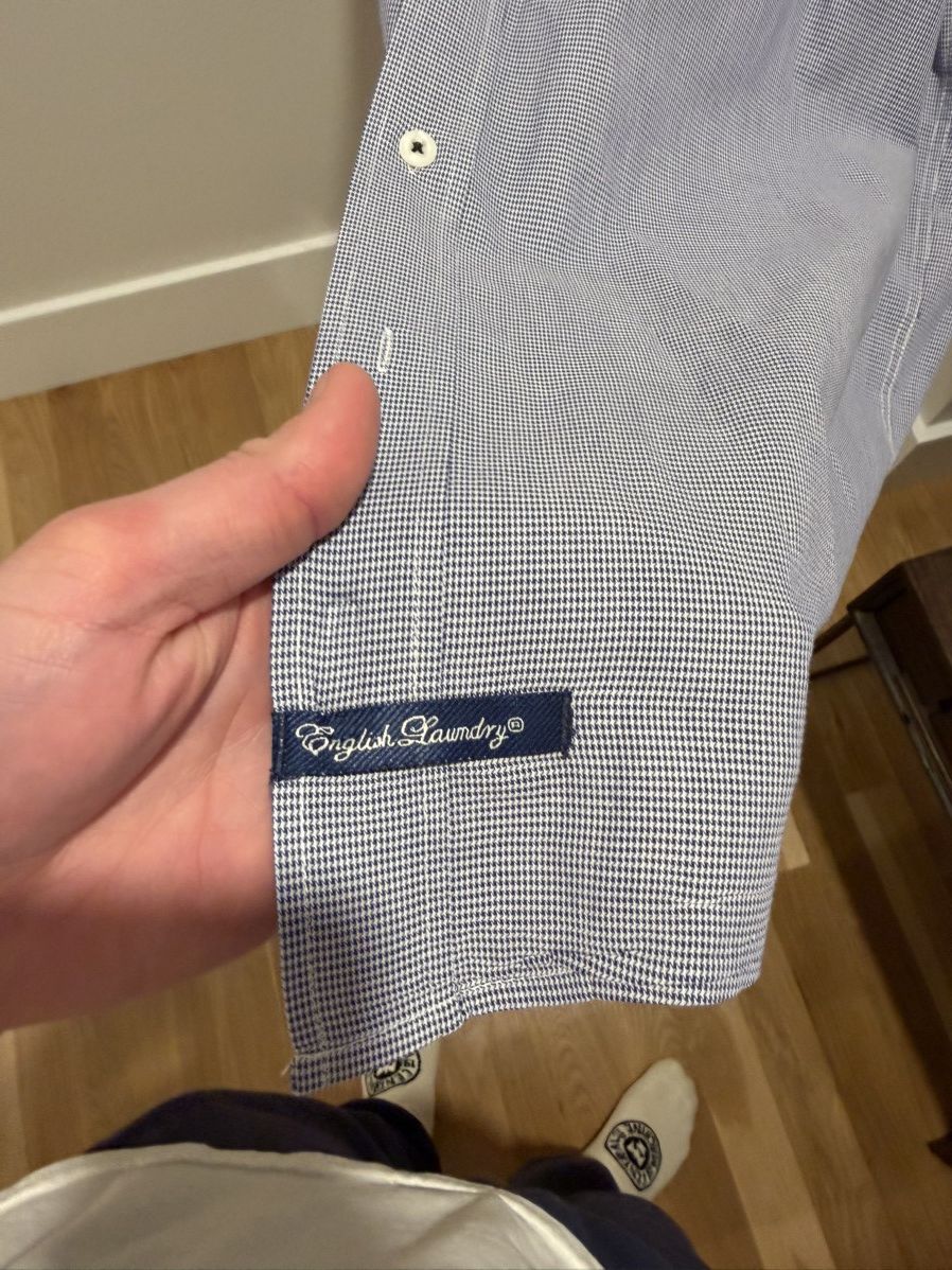 English Laundry Navy Button-up Button-Down 16" 32/33 Size US M / EU 48-50 / 2 - 5 Thumbnail
