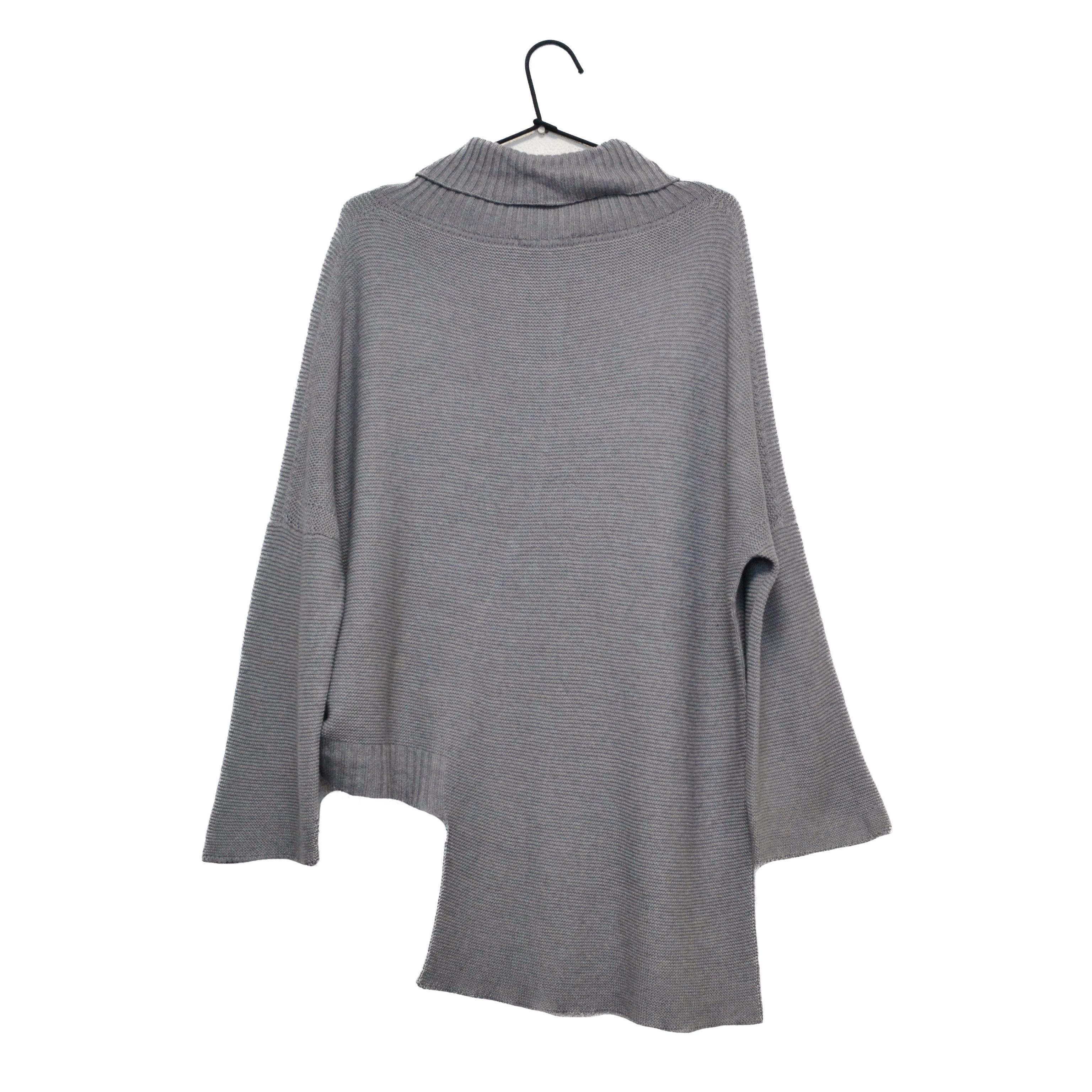 Cop Copine Cop Copine Asymmetrical Turtle Neck Wool Cotton Toki Sweater Size S / US 4 / IT 40 - 9 Thumbnail