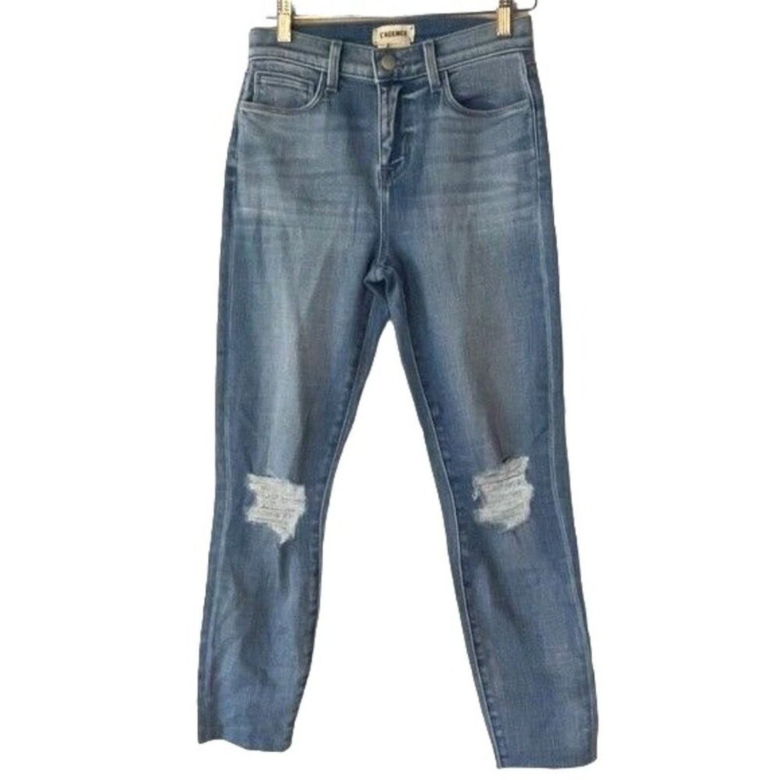 L'AGENCE L’agence Jeans El Matador Slim High Rise Distressed Size 24 Size 24" / US 00 / IT 34 - 2 Thumbnail