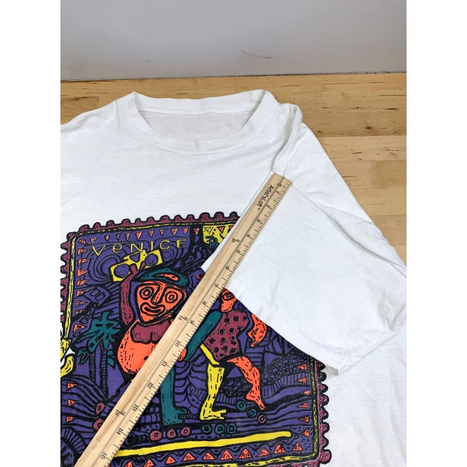 Vintage VINTAGE SBW Venice Beach Shirt Men XL White 90s Beach Surf Size US XL / EU 56 / 4 - 6 Thumbnail