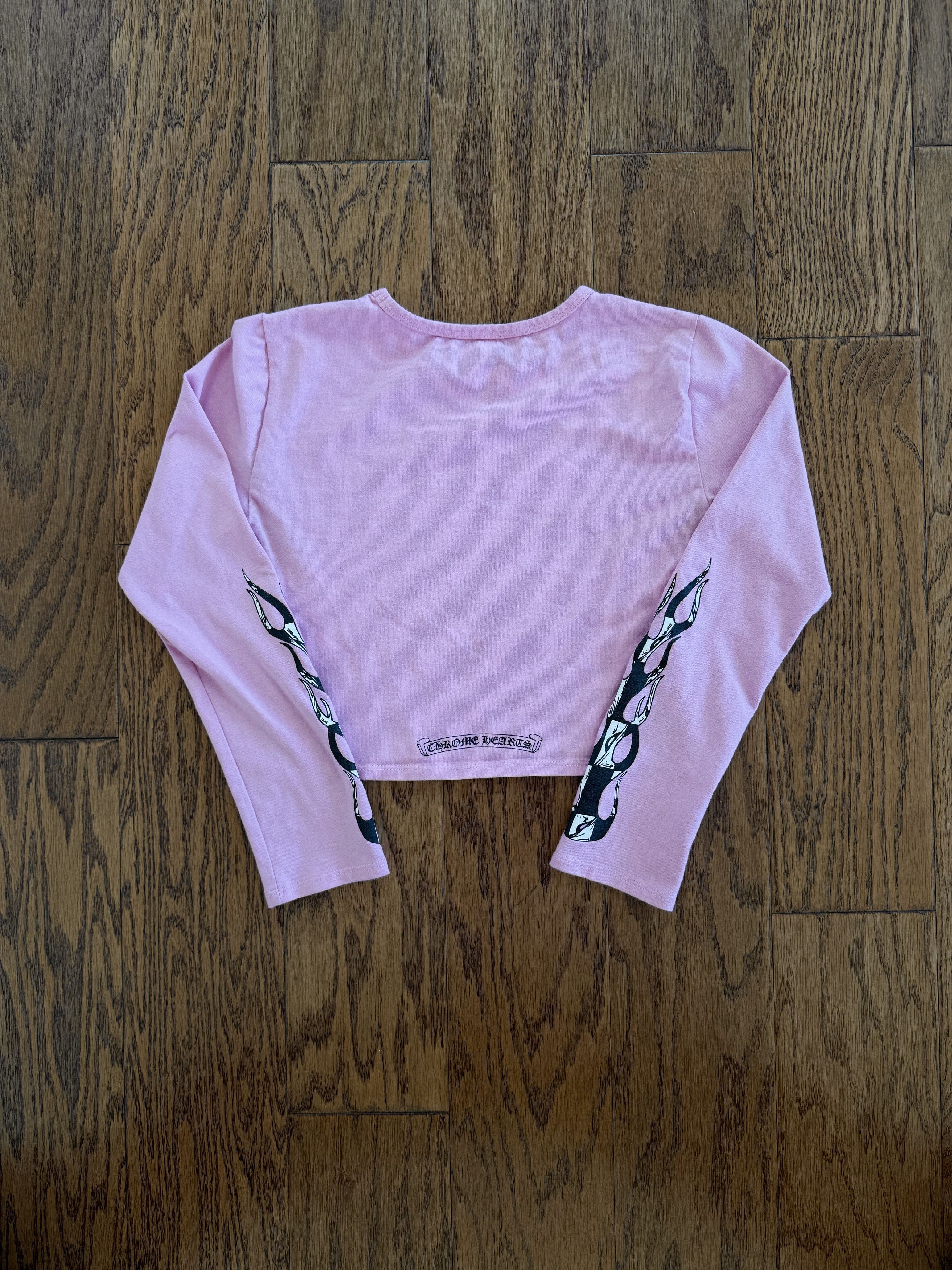 Chrome Hearts CH Matty Boy Pink Long Sleeve Size M / US 6-8 / IT 42-44 - 2 Thumbnail