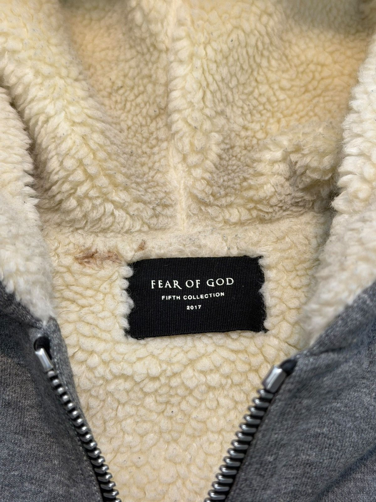 Fear of God Alpaca Wool Fleece Bomber Heavy Hoodie Size US L / EU 52-54 / 3 - 8 Thumbnail