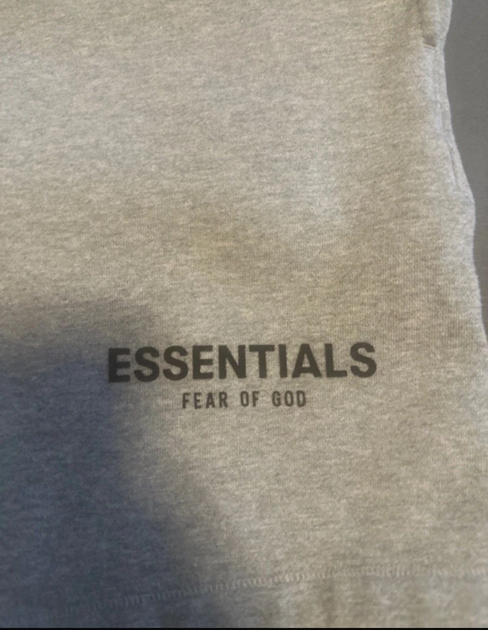 Essentials fear of god shorts dark oatmeal