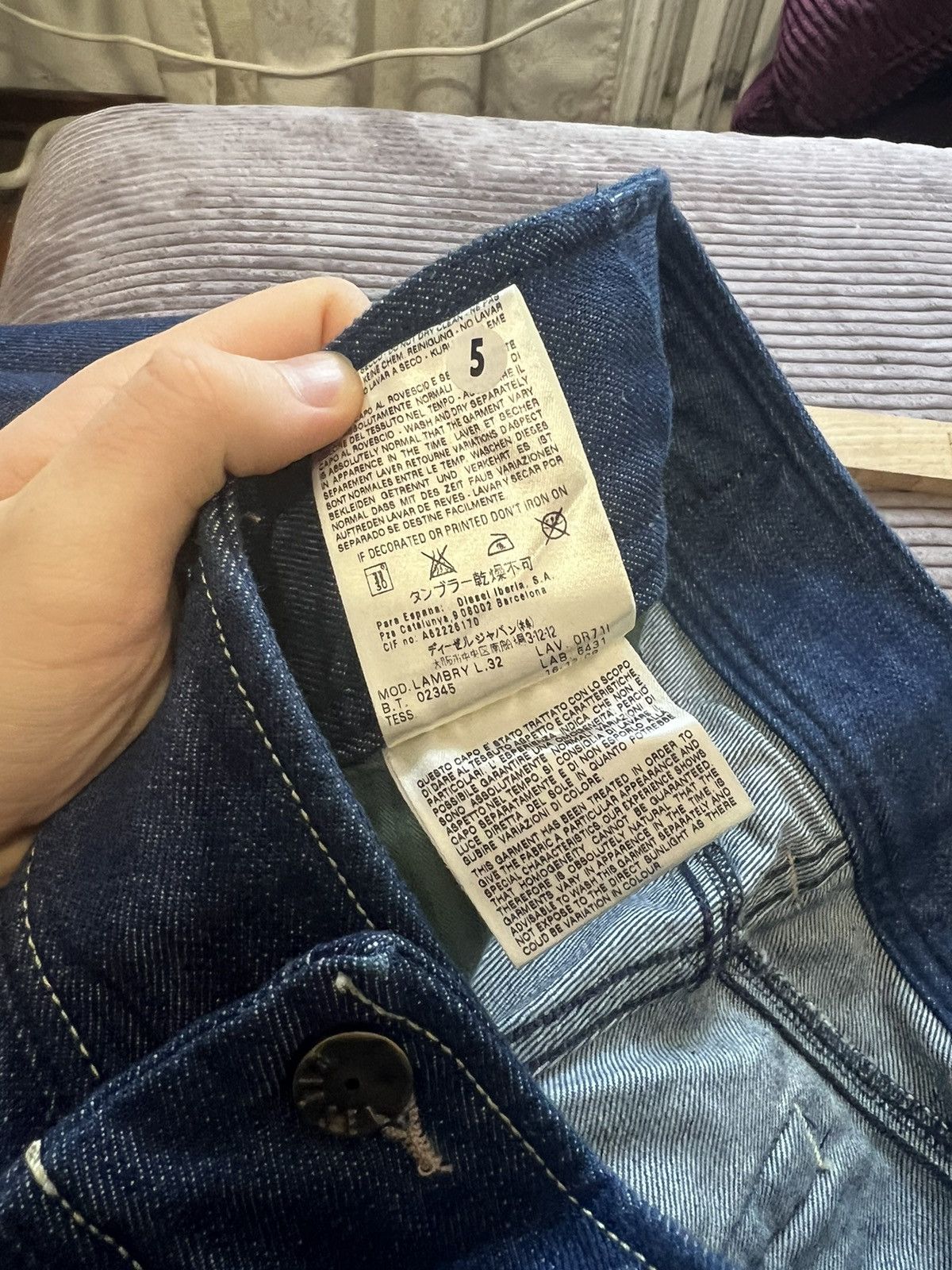 Diesel Vintage 00s Diesel Flared Denim Pants DSWT Avant garde Hype Size US 32 / EU 48 - 11 Thumbnail
