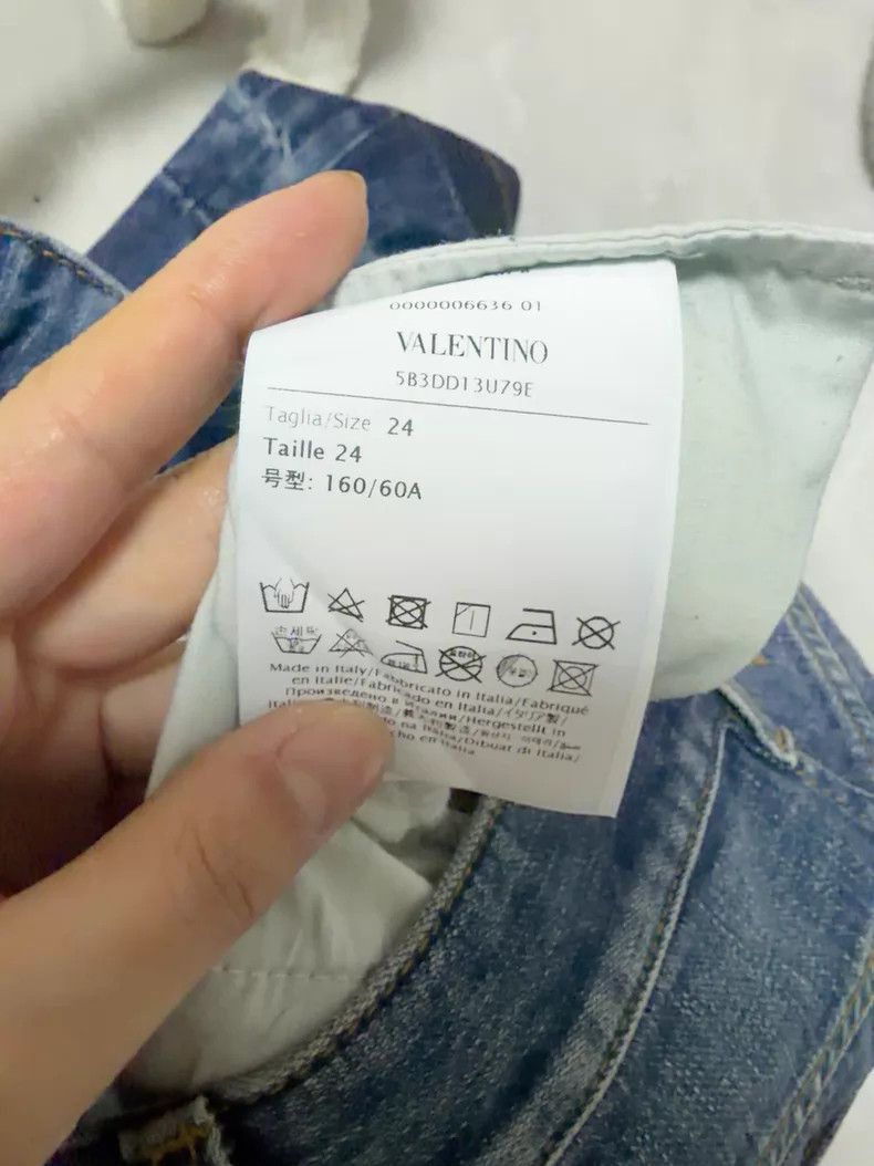 Valentino Valentino Casual jeans with a patterned hem pattern Size 24" / US 00 / IT 34 - 7 Thumbnail